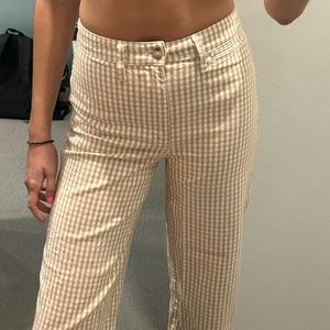 Madewell plaid pants! size 25